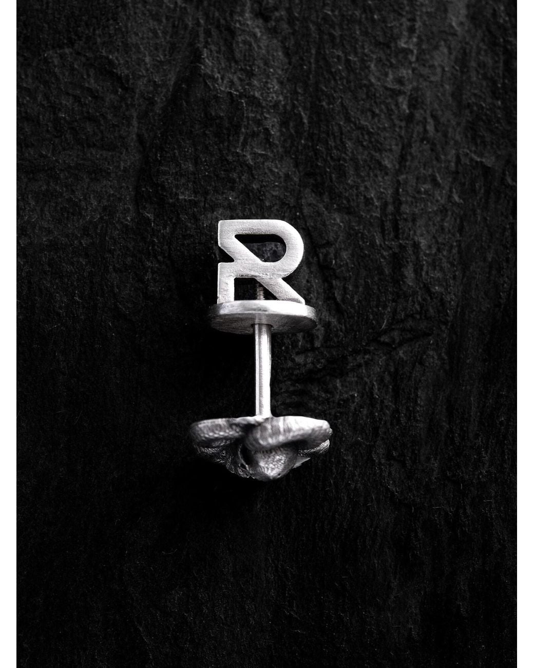 REYTEL Ohrring Morte Serpens in Metallic für Herren