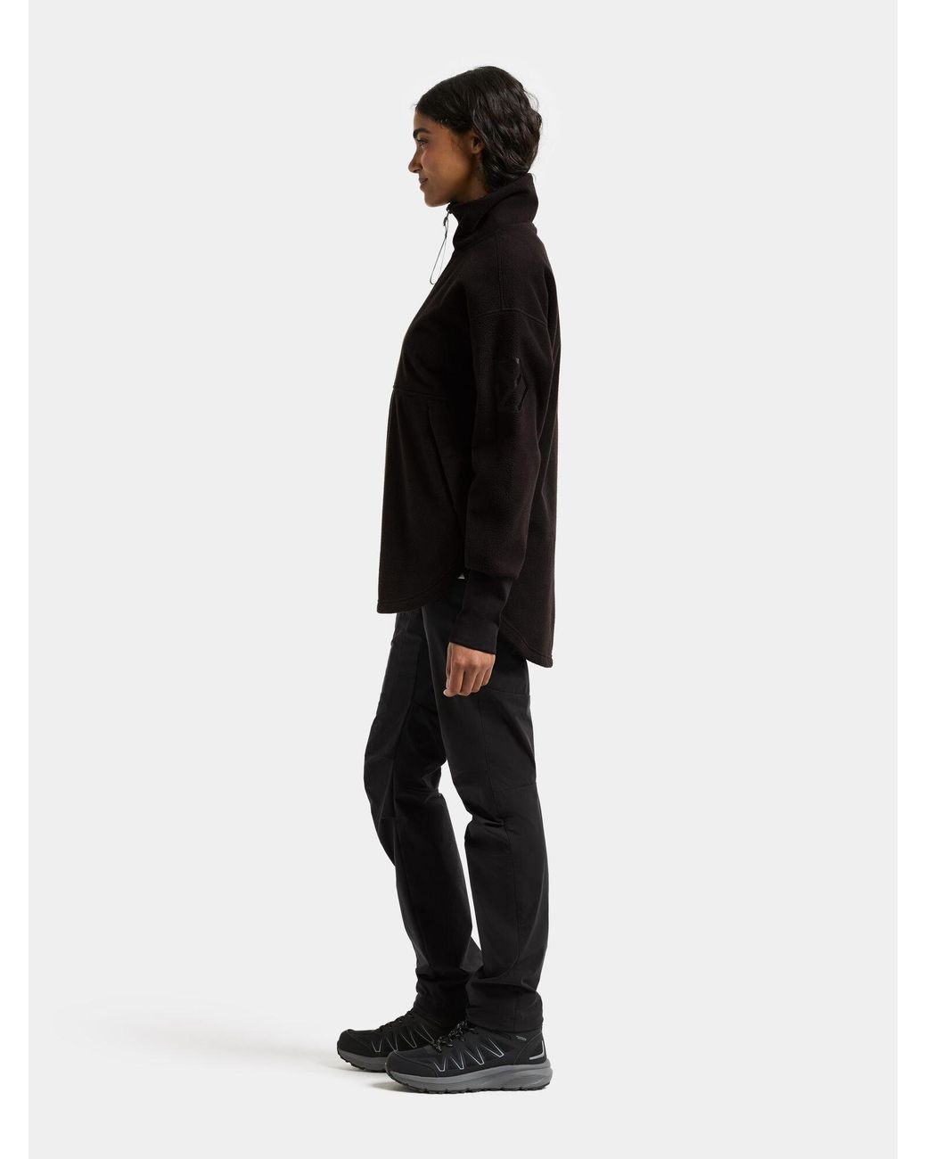 Didriksons Black Fleecejacke Ronja