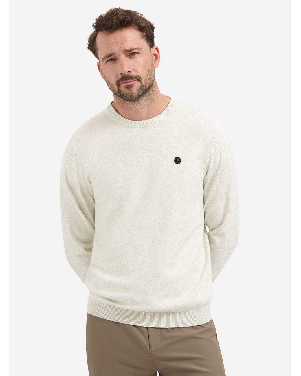 No Excess Pullover in White für Herren