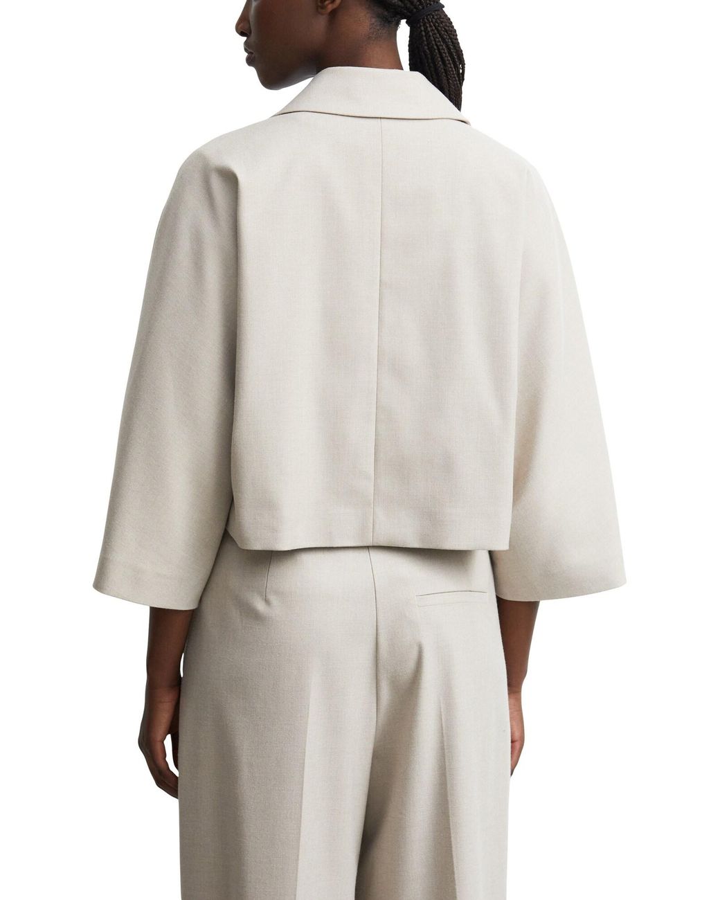 Comma, White Blazer