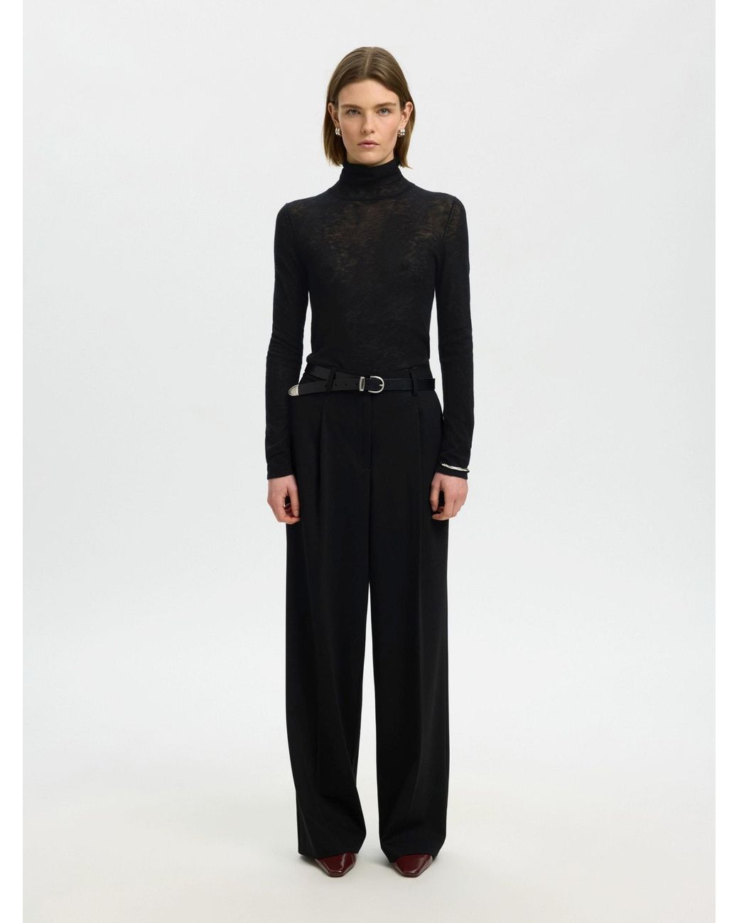 SELECTED Black Pullover Vendy