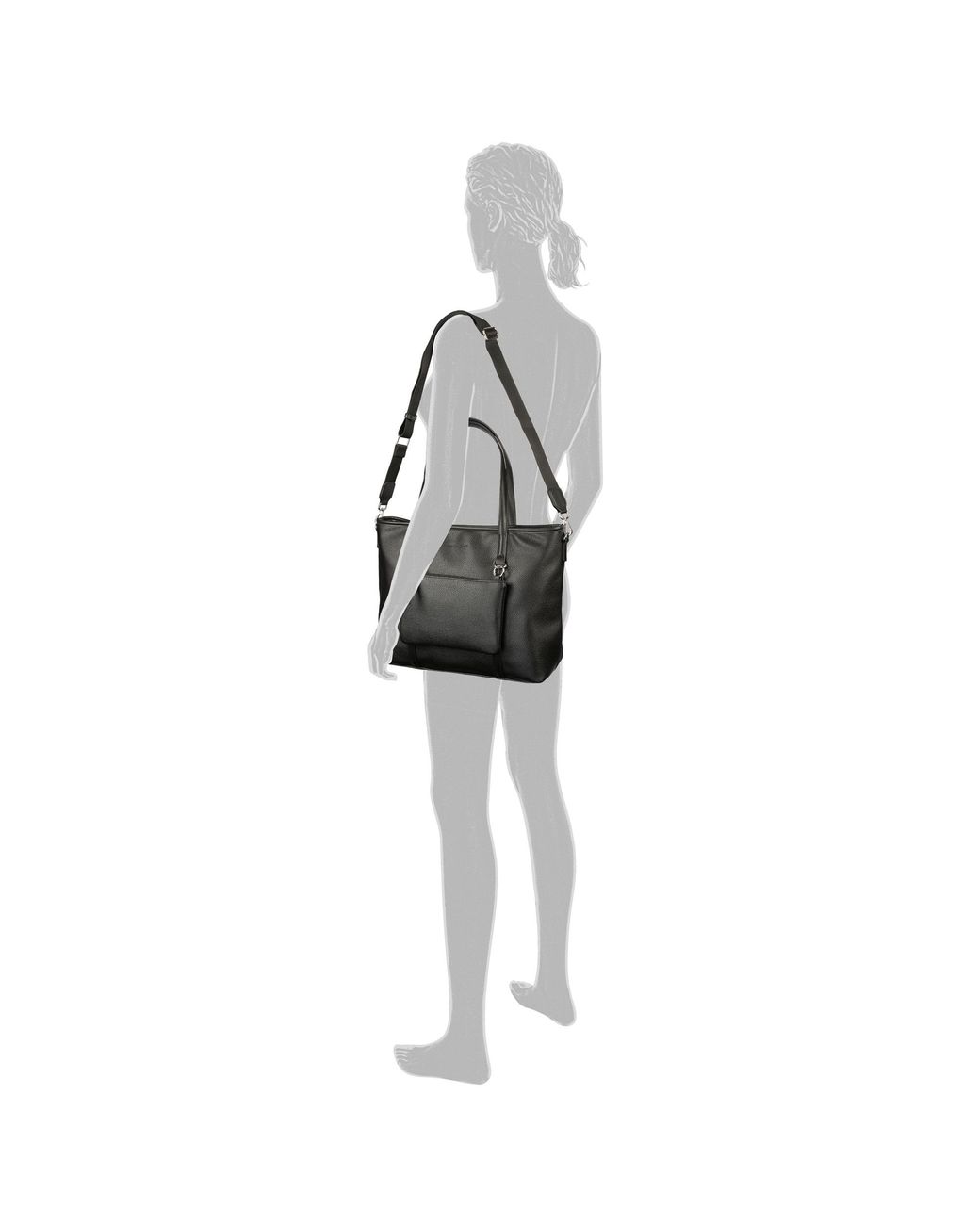 Tom Tailor Black Shopper