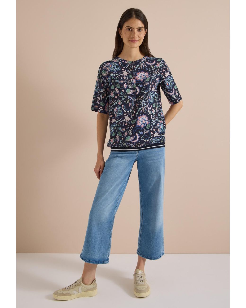 Cecil Blue Bluse