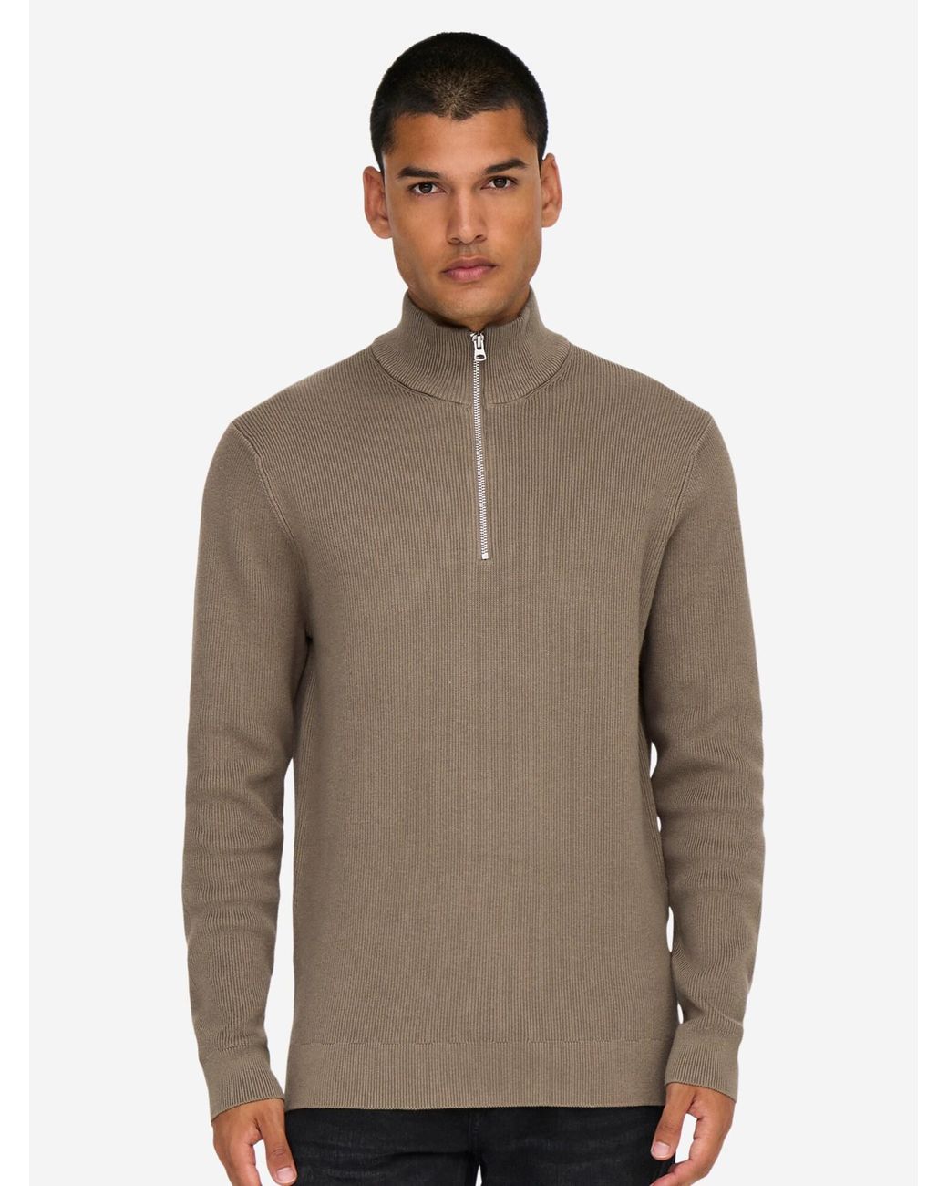 Only & Sons Pullover Phil in Brown für Herren