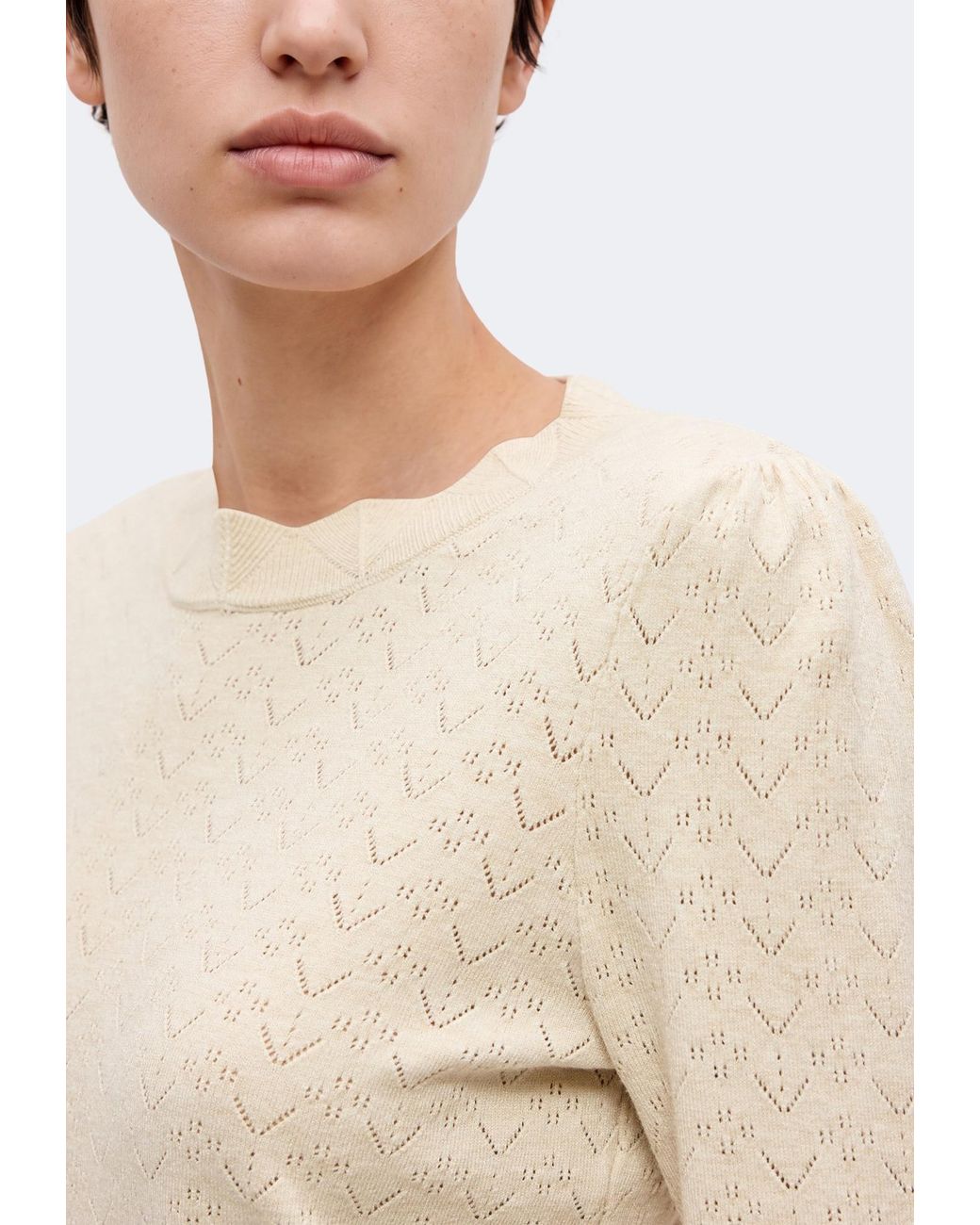 Vila White Pullover Vifemi