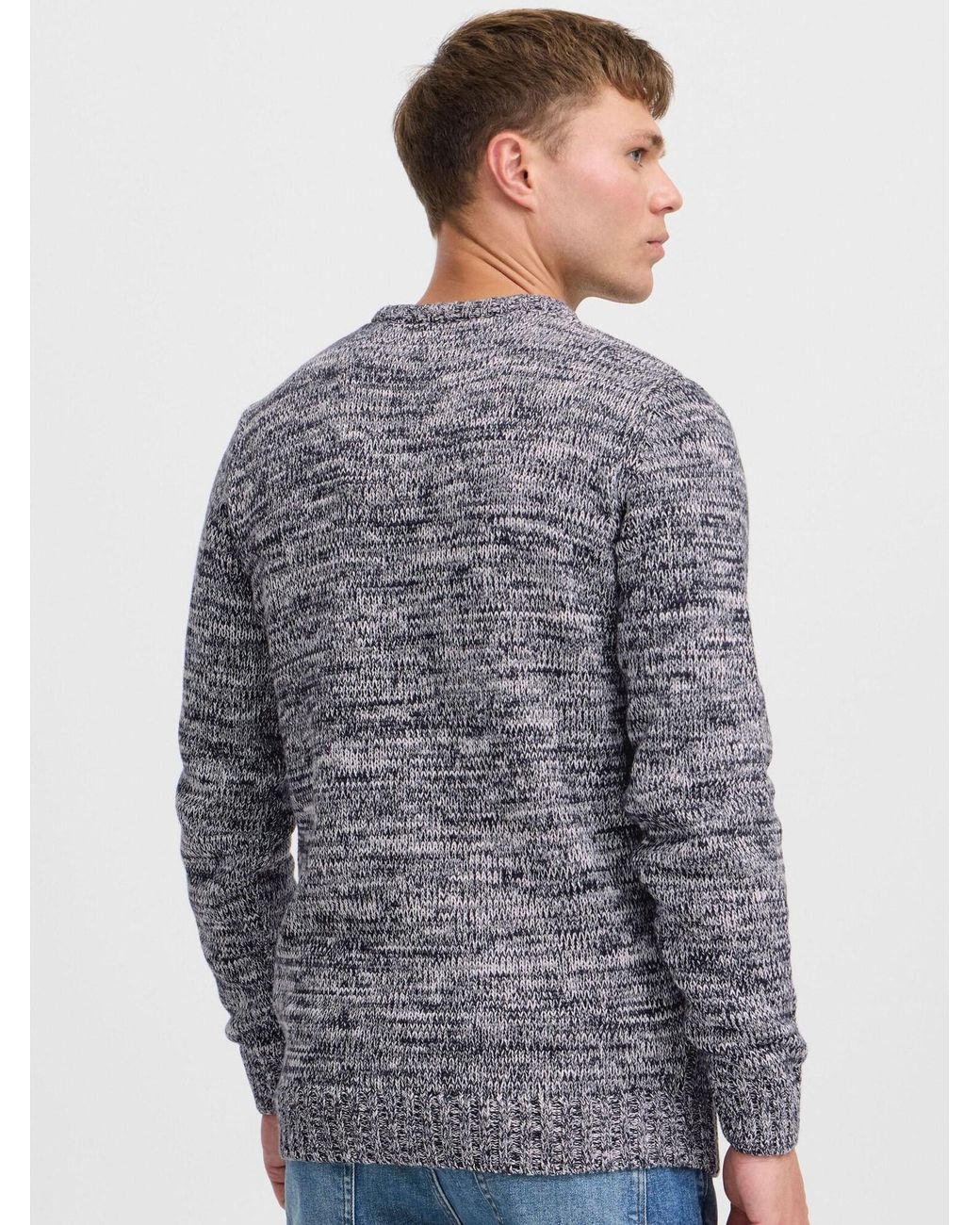 Solid Pullover Philemon in Blue für Herren