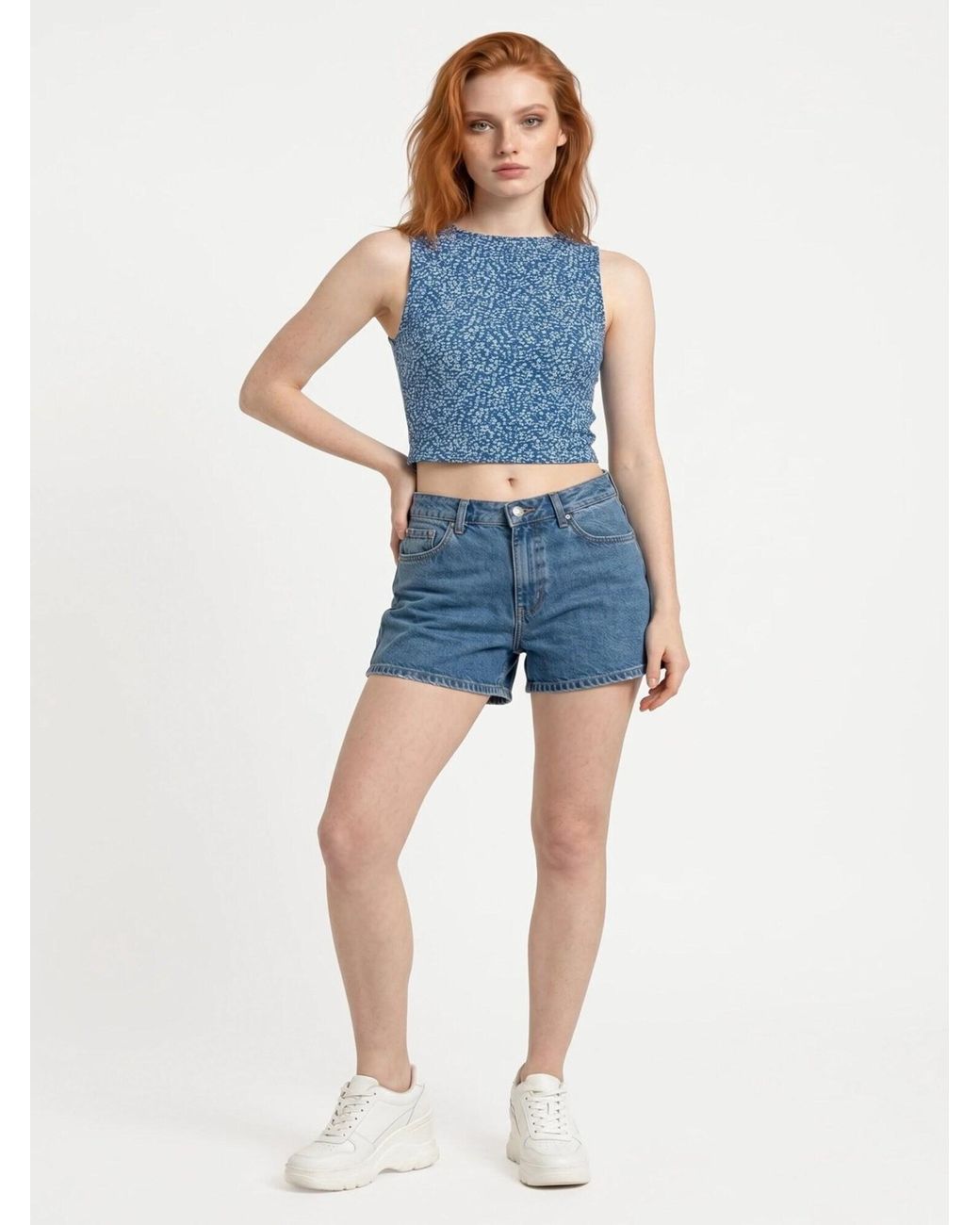Alexa Dash Blue Bluse