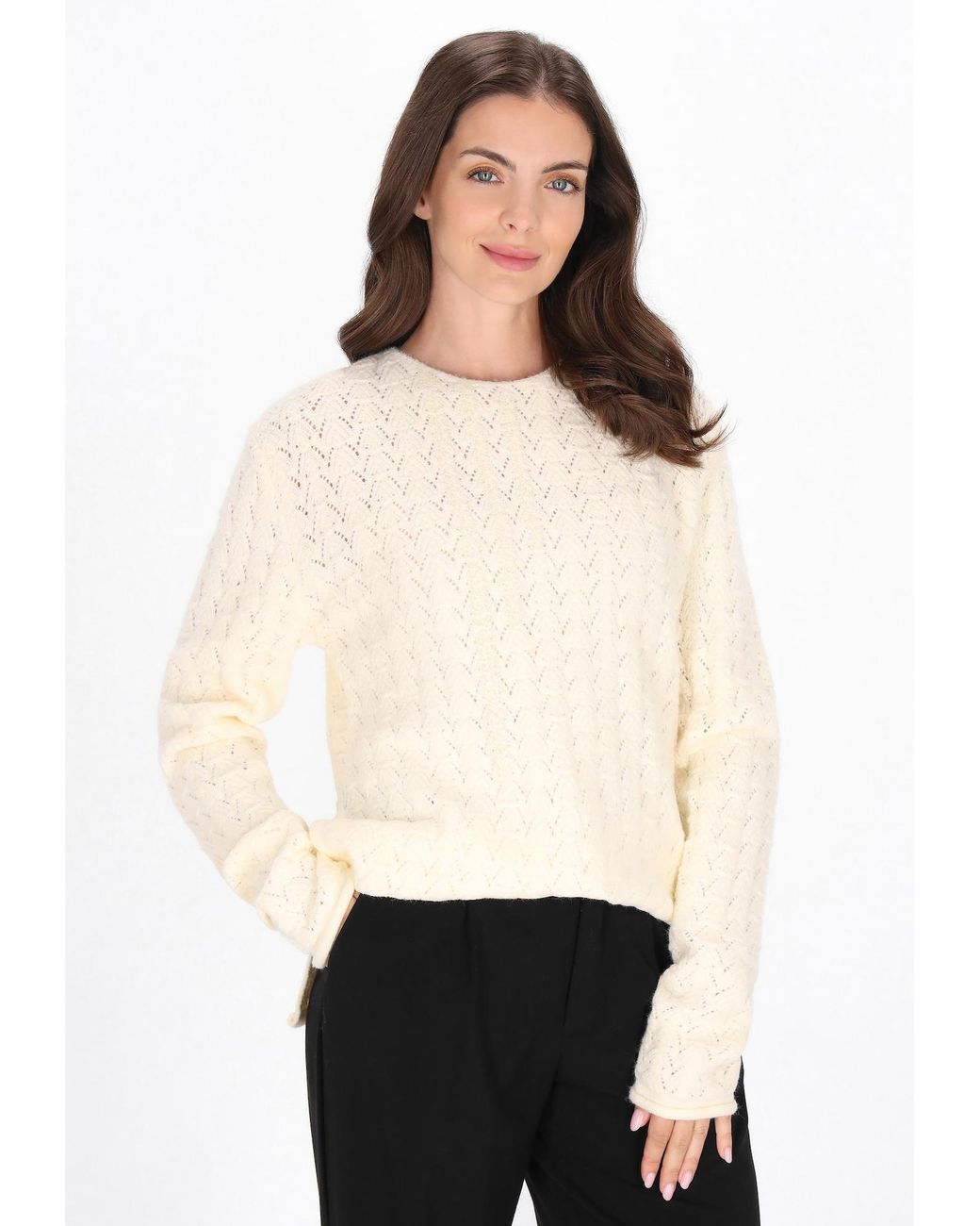 usha BLACK LABEL White Pullover