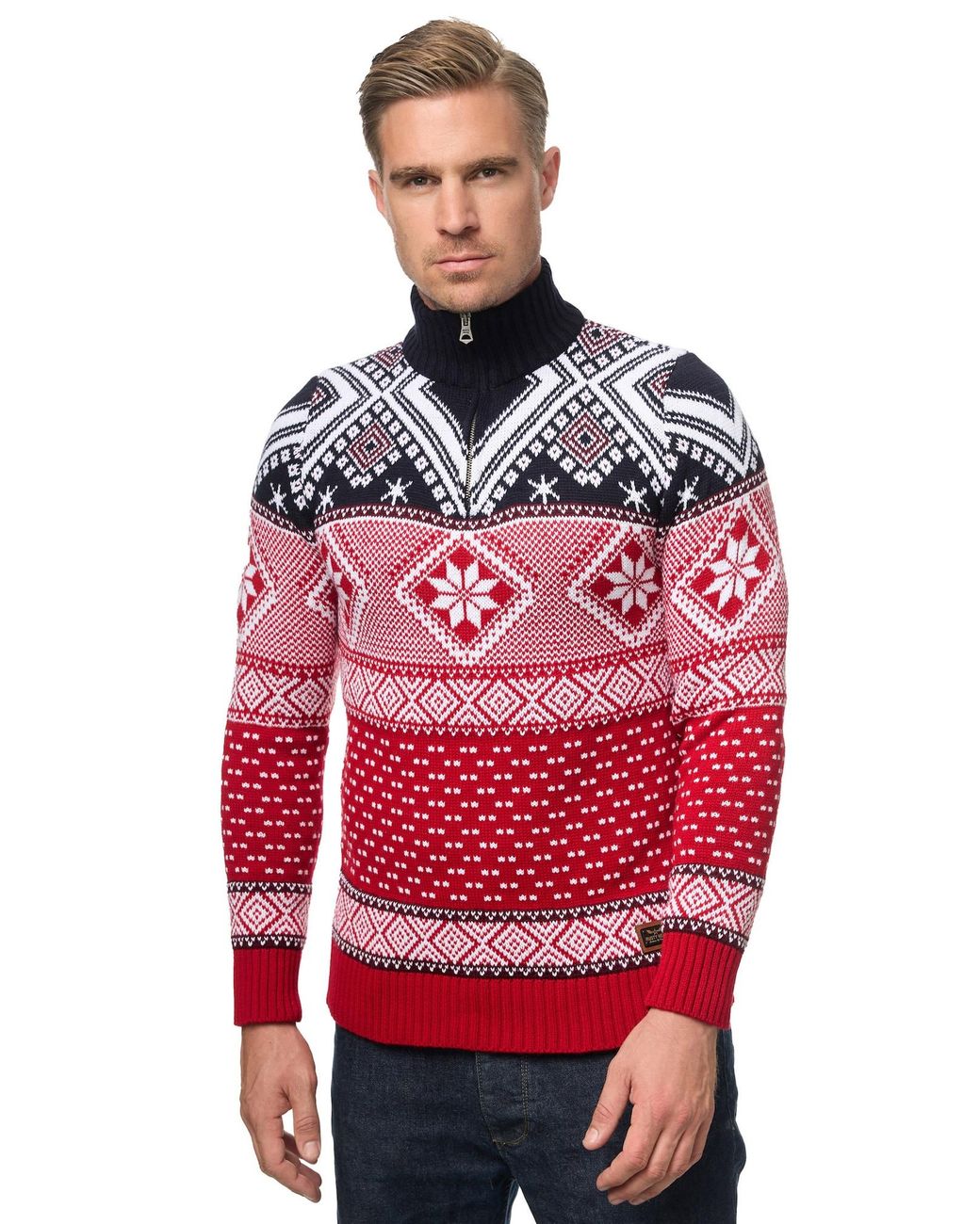 Rusty Neal Pullover in Red für Herren