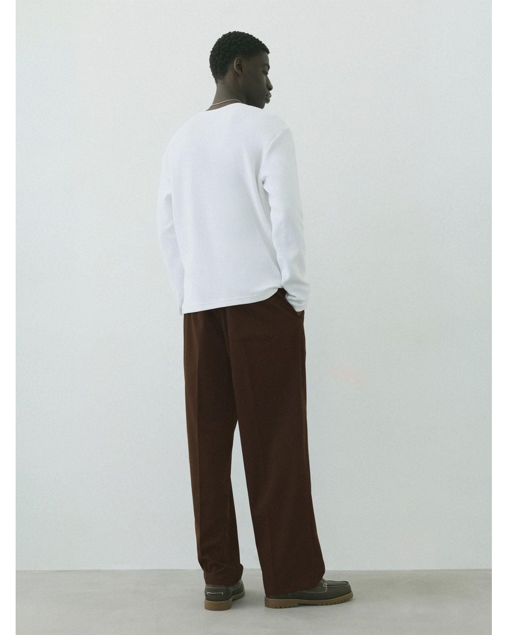 Pull&Bear Hose in Brown für Herren