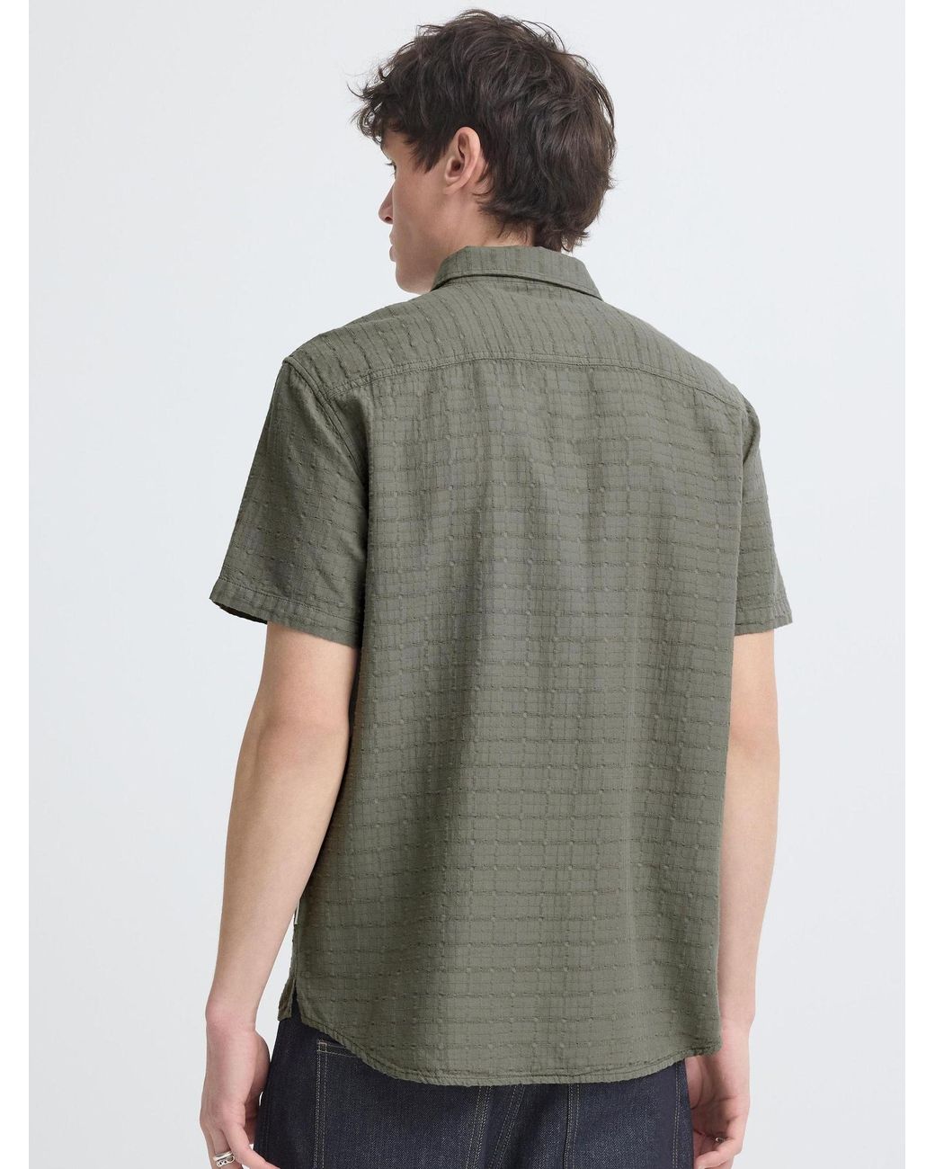 Blend Kurzarmhemd Bhaurel in Green für Herren