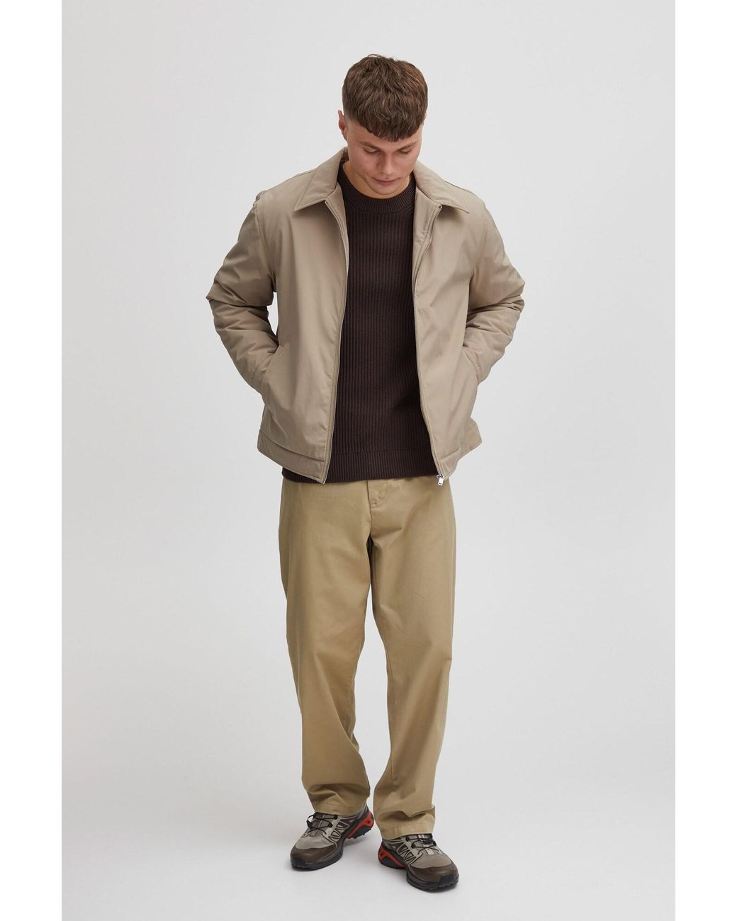 Solid Übergangsjacke Gore in Natural für Herren
