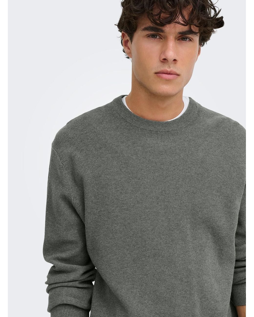 Only & Sons Pullover in Gray für Herren