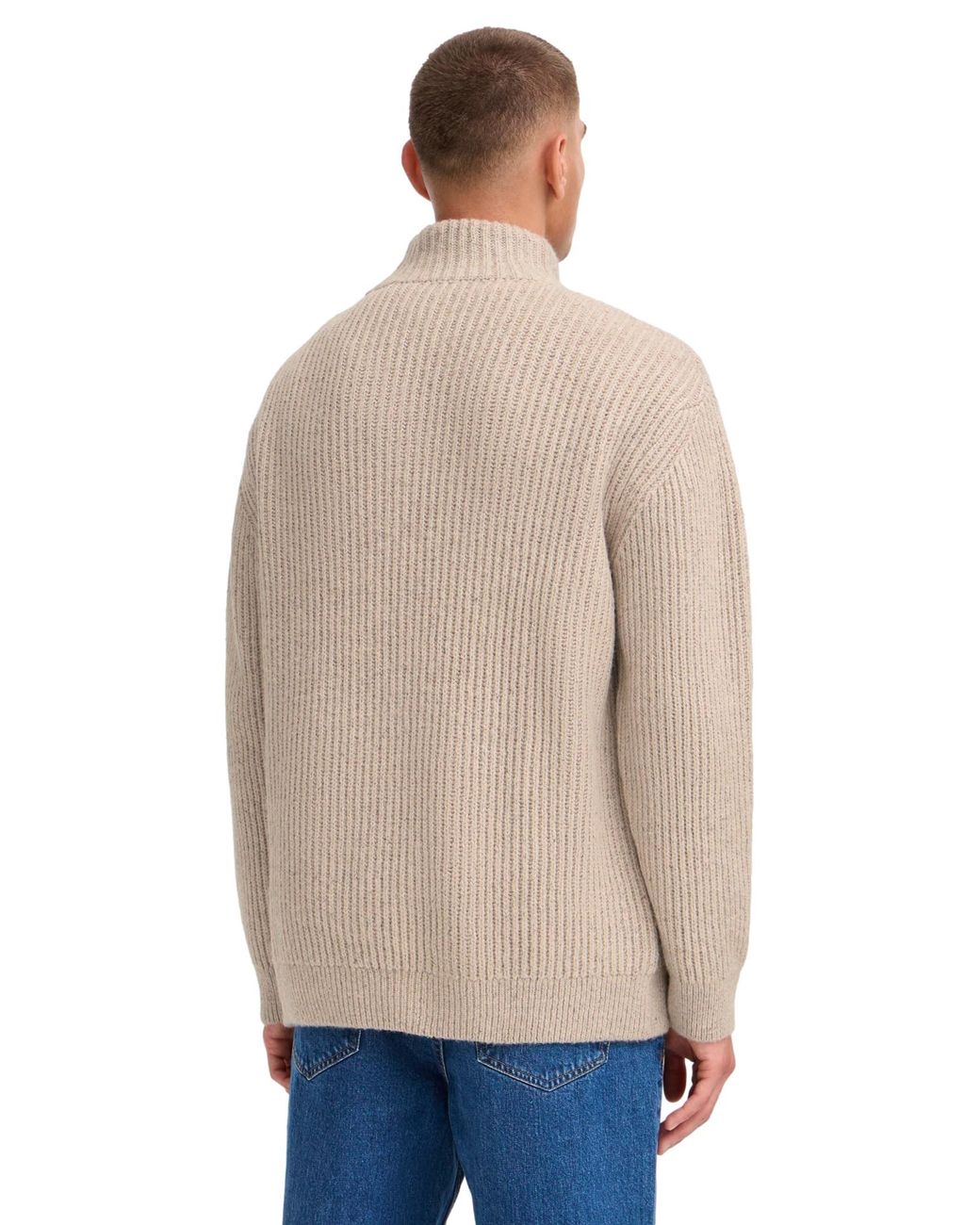 Solid Pullover Stiles in Natural für Herren