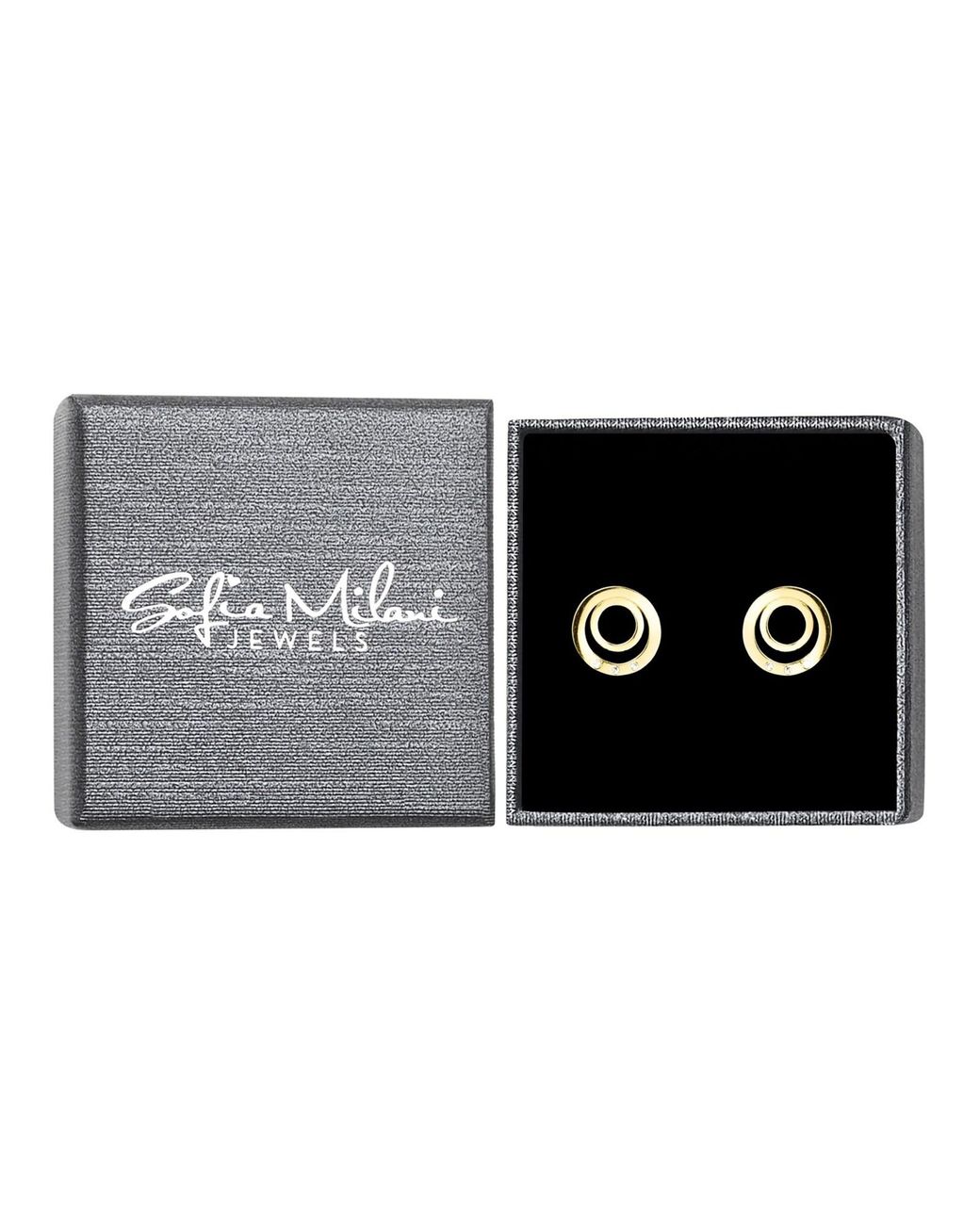 Sofia Milani Metallic Ohrringe Circles