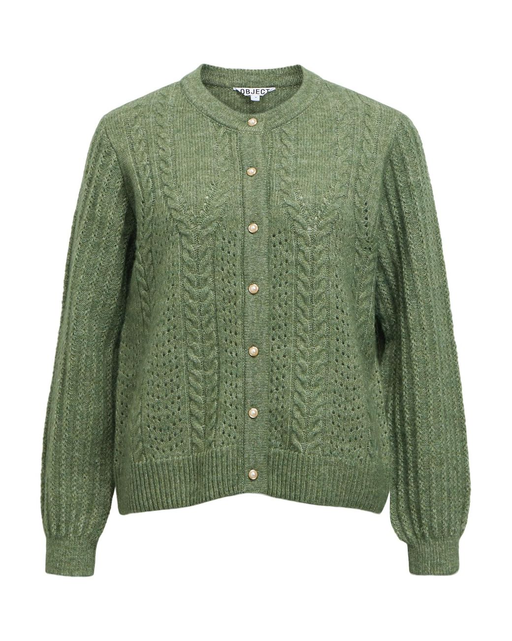 Object Green Strickjacke Objflora