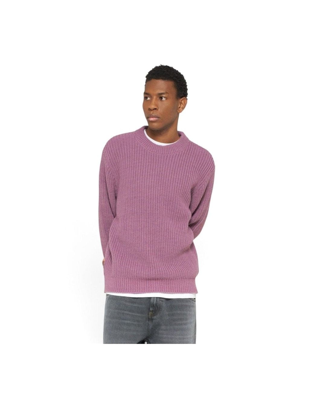 Edwin Pullover Nix Sweater Grape Nectar in Purple für Herren