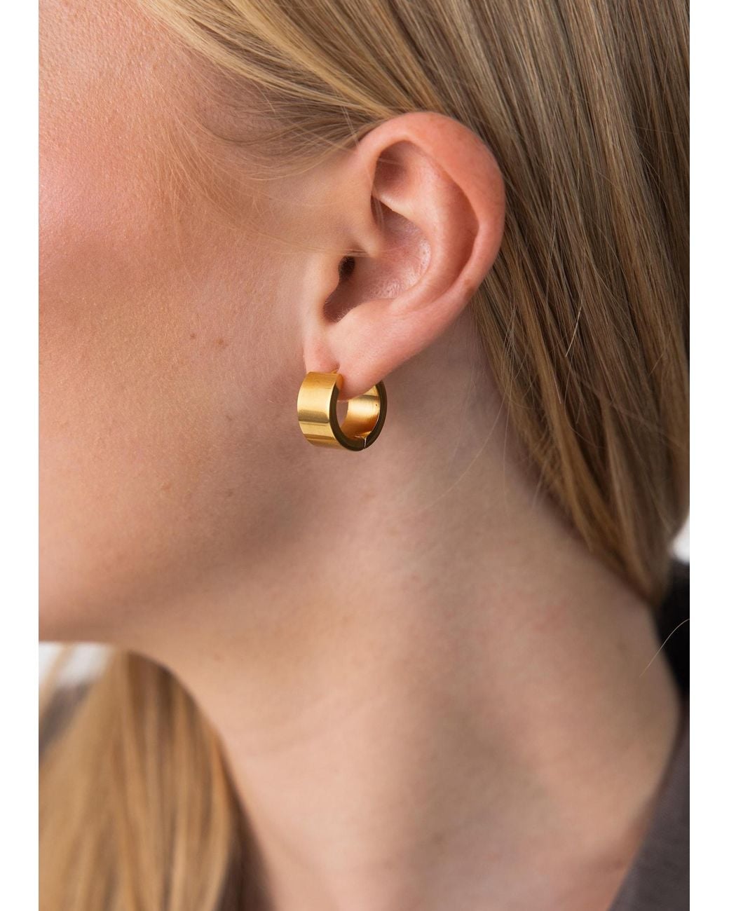 PURELEI Metallic Ohrringe Bold