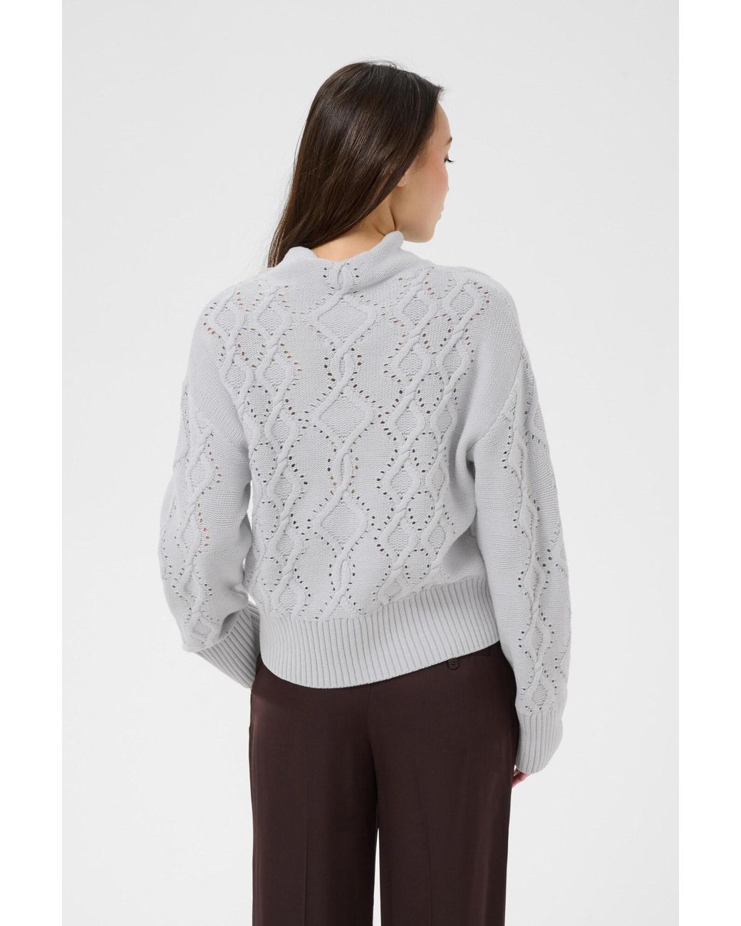 Part Two White Pullover Charne