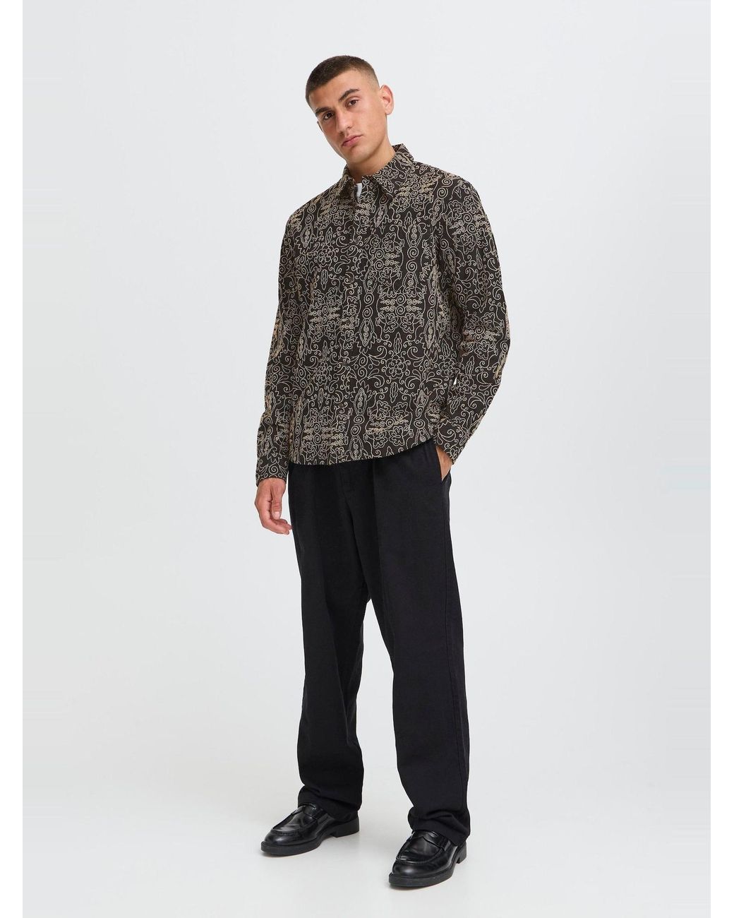 Solid Hemdjacke Sdskibber in Gray für Herren