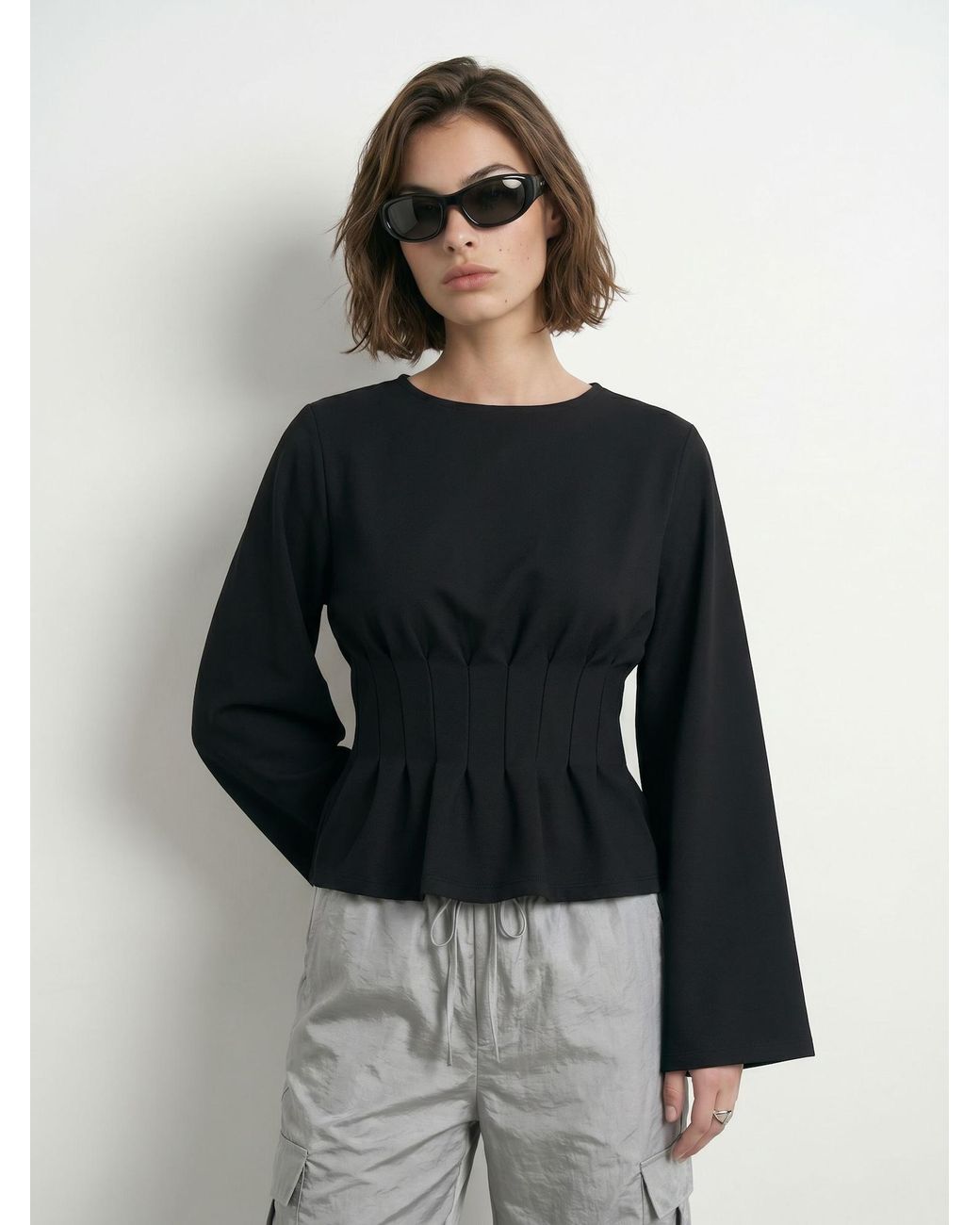 HYPEDROP Black Bluse Oria