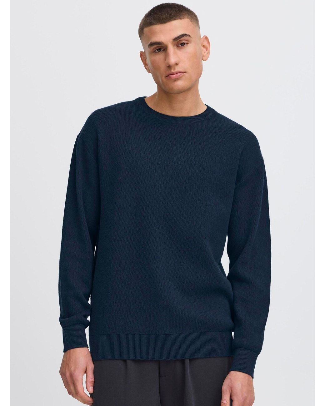 Solid Pullover Sdfinnetado in Blue für Herren