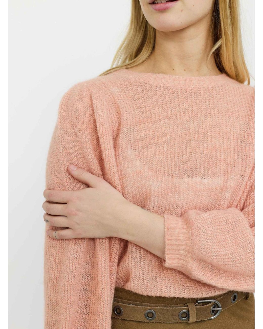 SOFT REBELS White Sweater Srtrish
