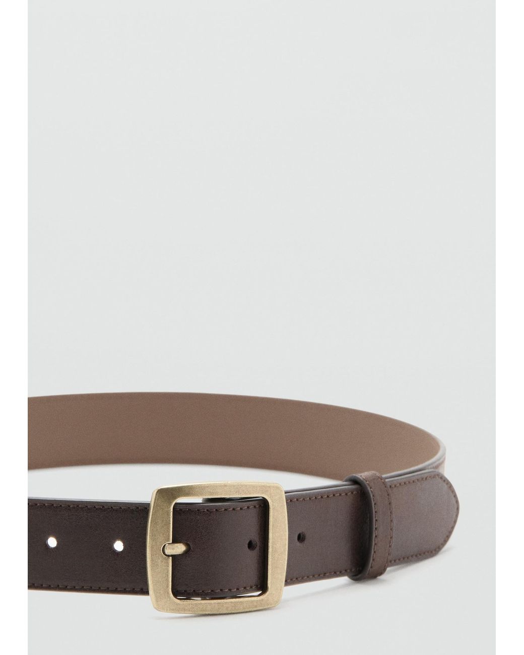 Mango Brown Gürtel Julian3