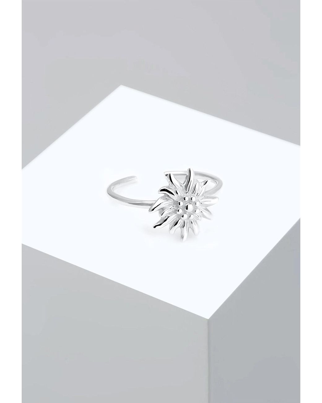 Elli Jewelry Metallic Ring Edelweiss