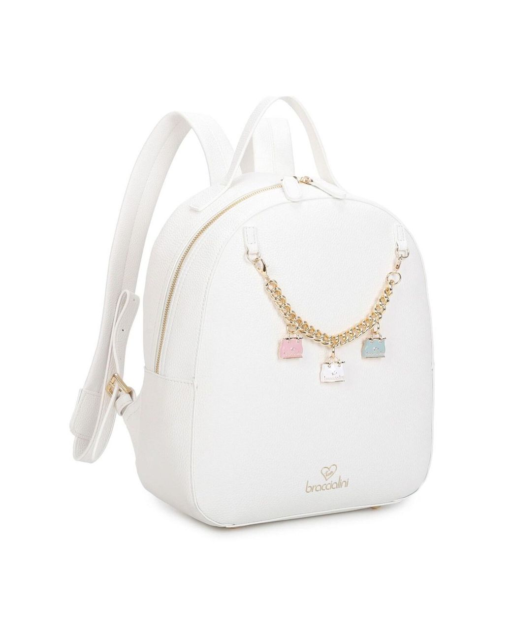 Braccialini White Rucksack Beth