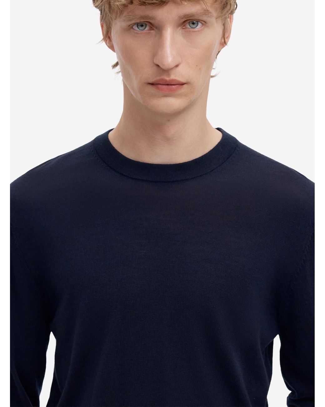 SELECTED Pullover Tray in Blue für Herren