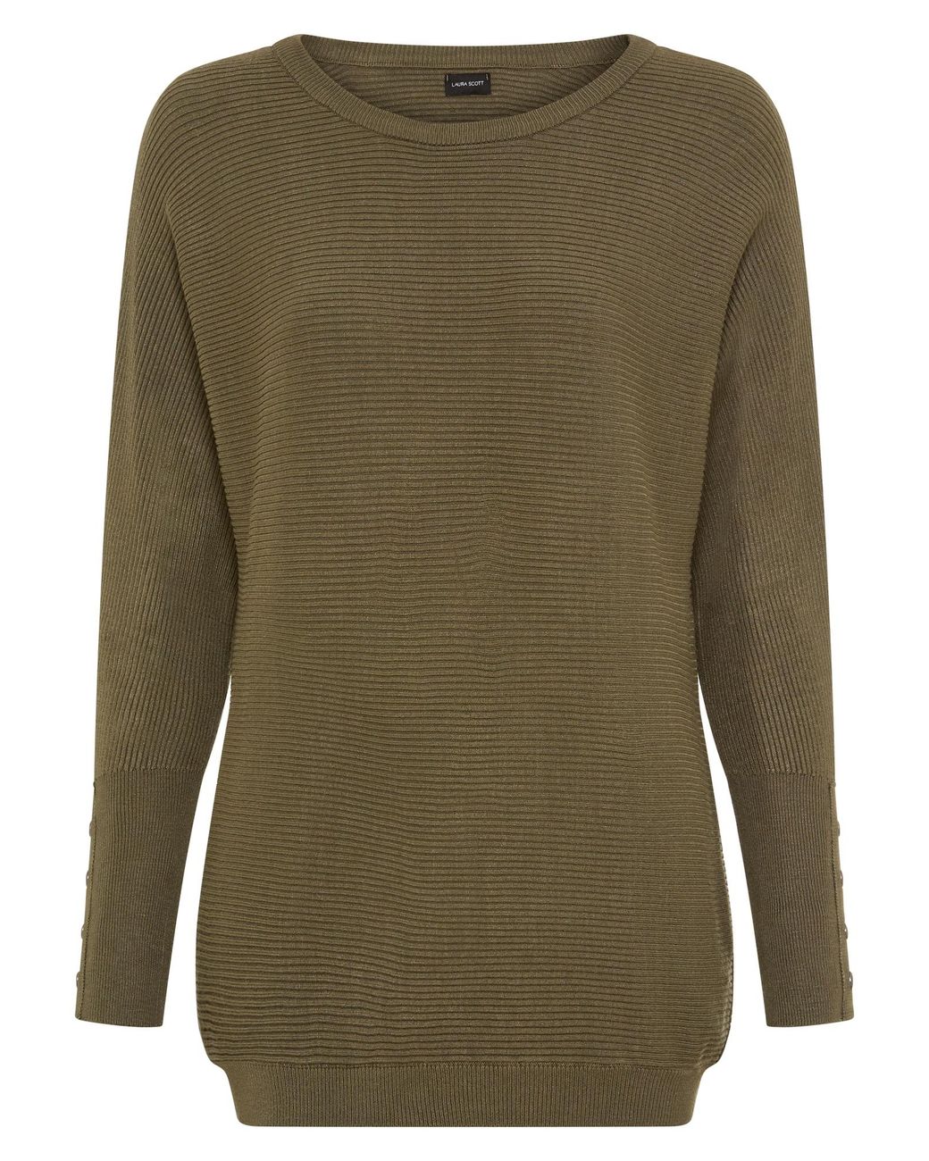 Laura Scott Green Pullover