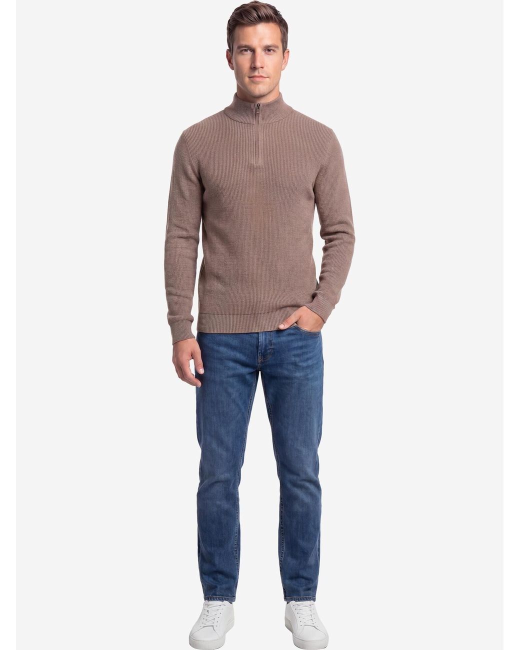 S.oliver Oliver Pullover in Brown für Herren