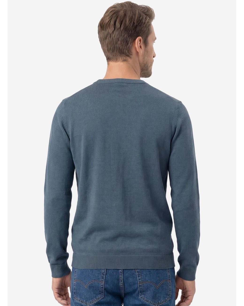 S.oliver Oliver Pullover Basic in Blue für Herren