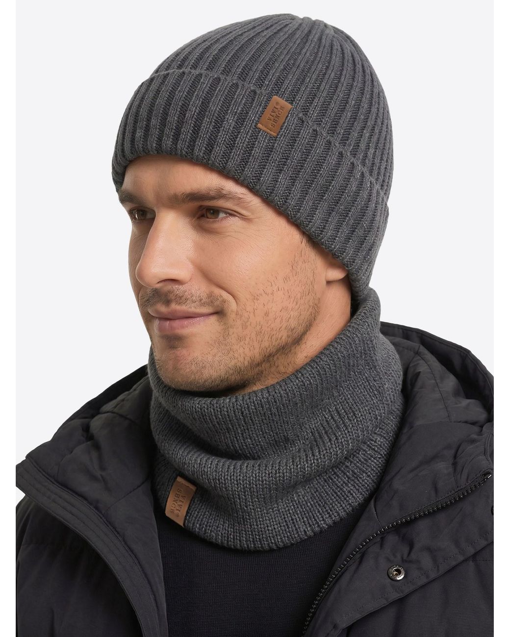 Vivience Gray Mütze M7009 Kmpl