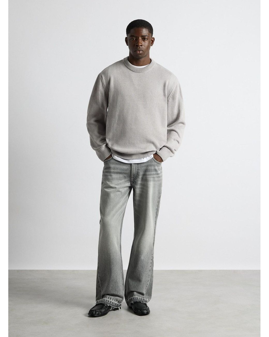 Burocs Pullover Knit in Gray für Herren