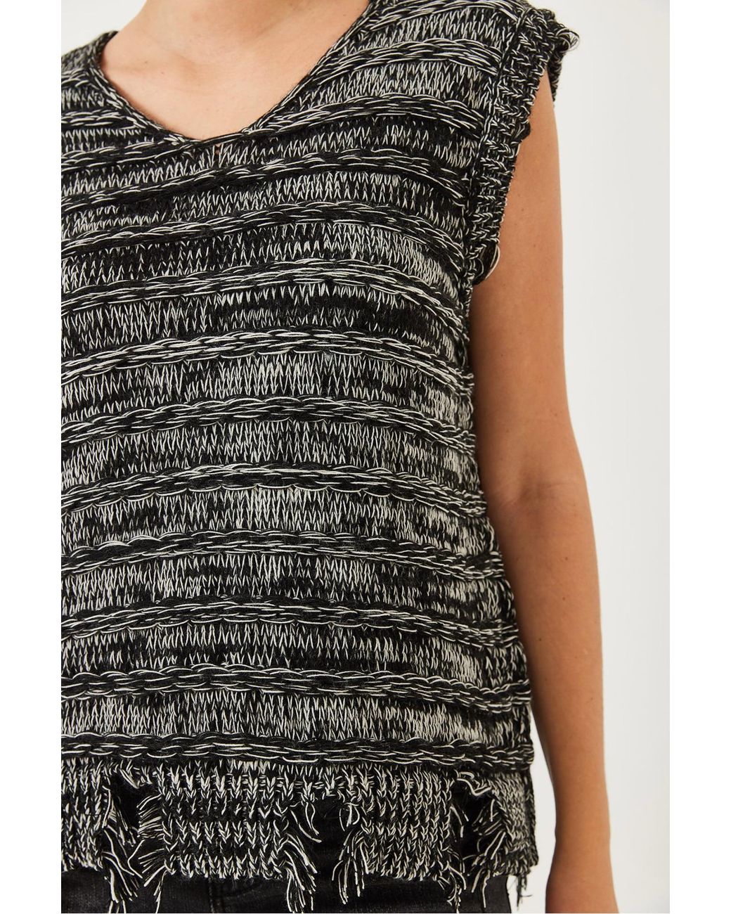 Bianco Lucci Black Pullunder