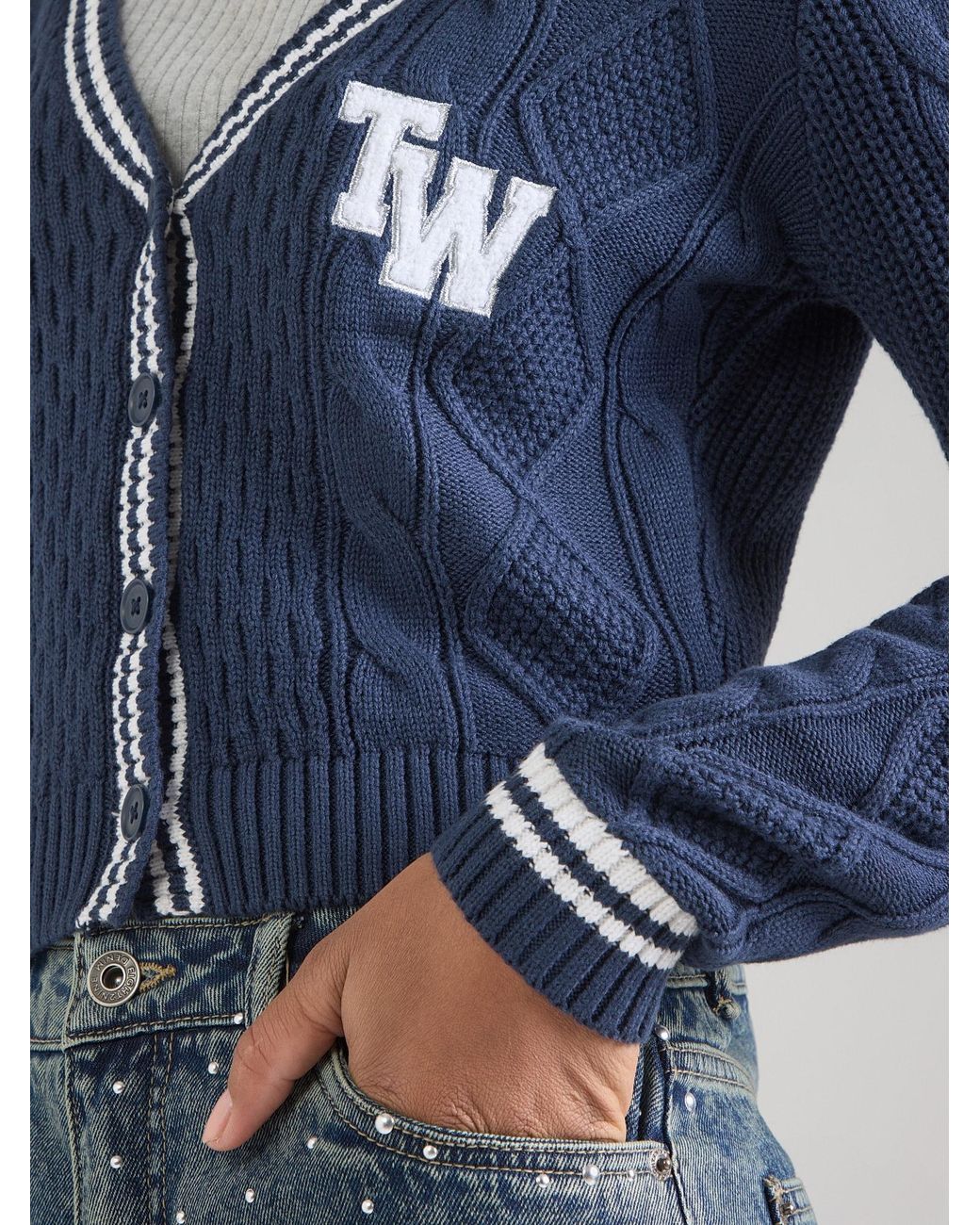 Tally Weijl Blue Strickjacke