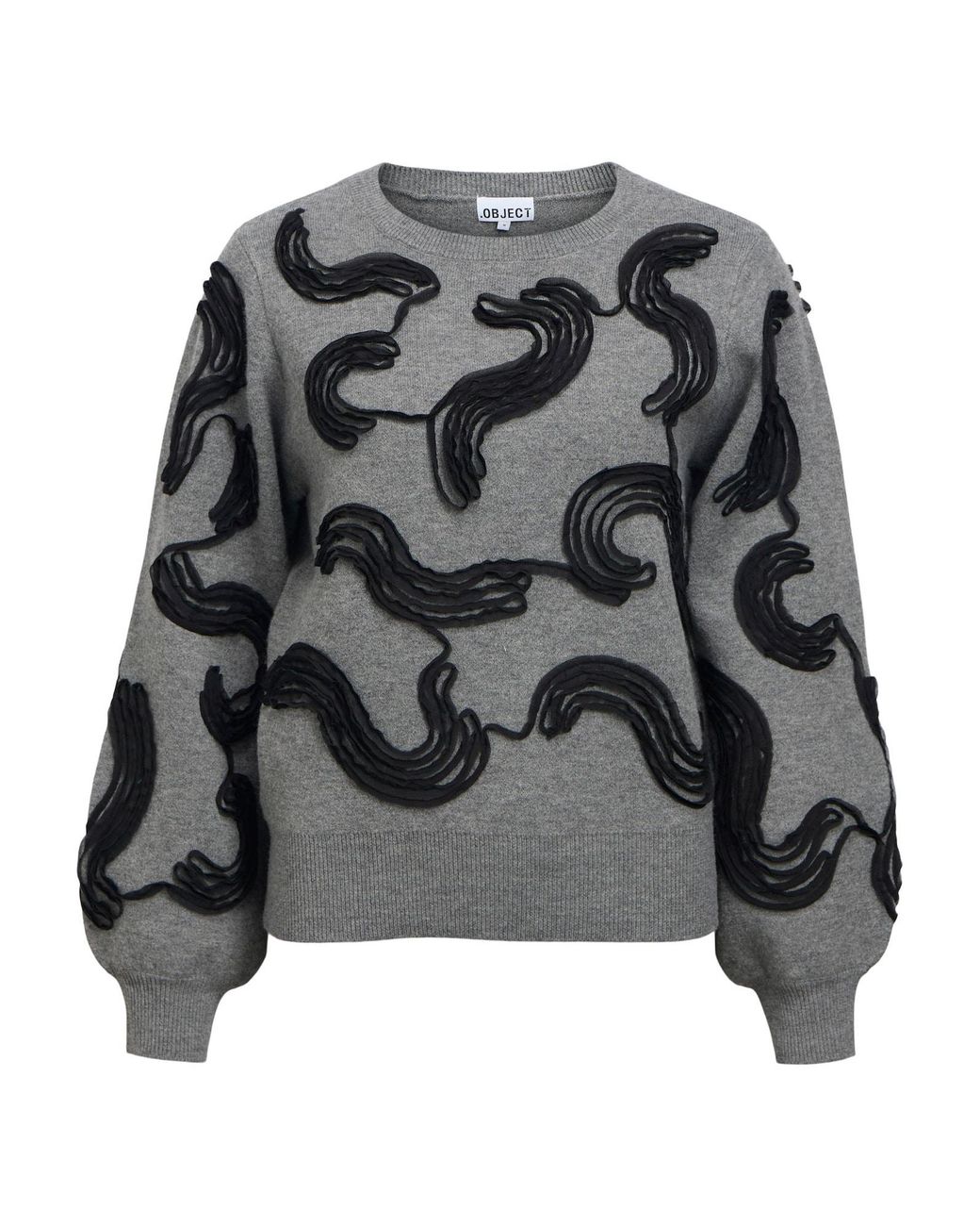 Object Gray Pullover Objfarah