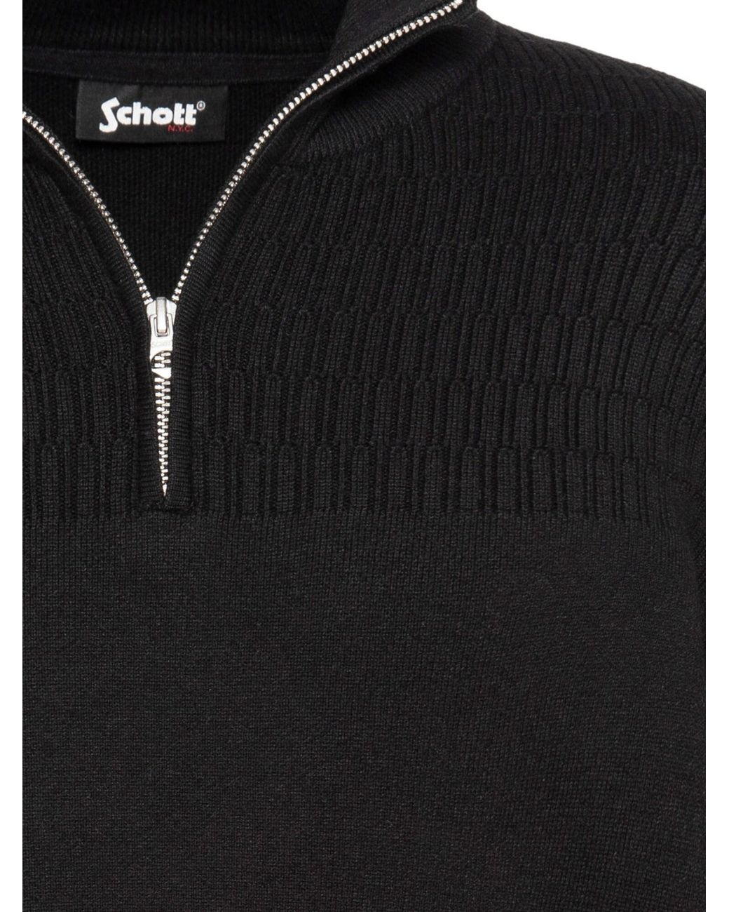 Schott Nyc Pullover in Black für Herren