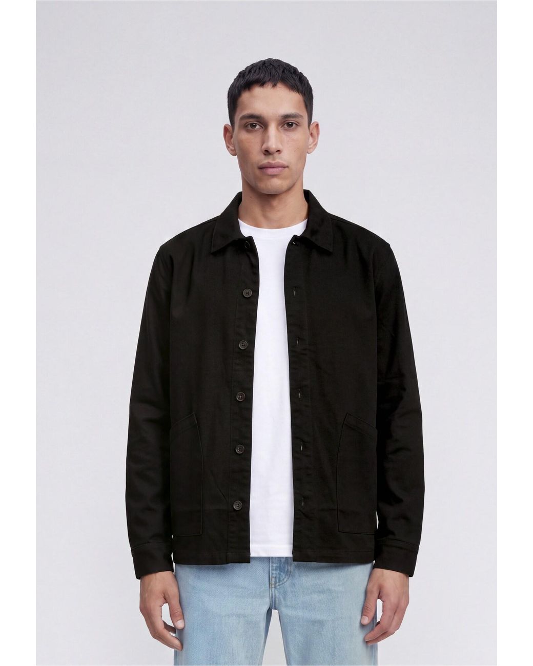 Solid Hemd Dossie in Black für Herren
