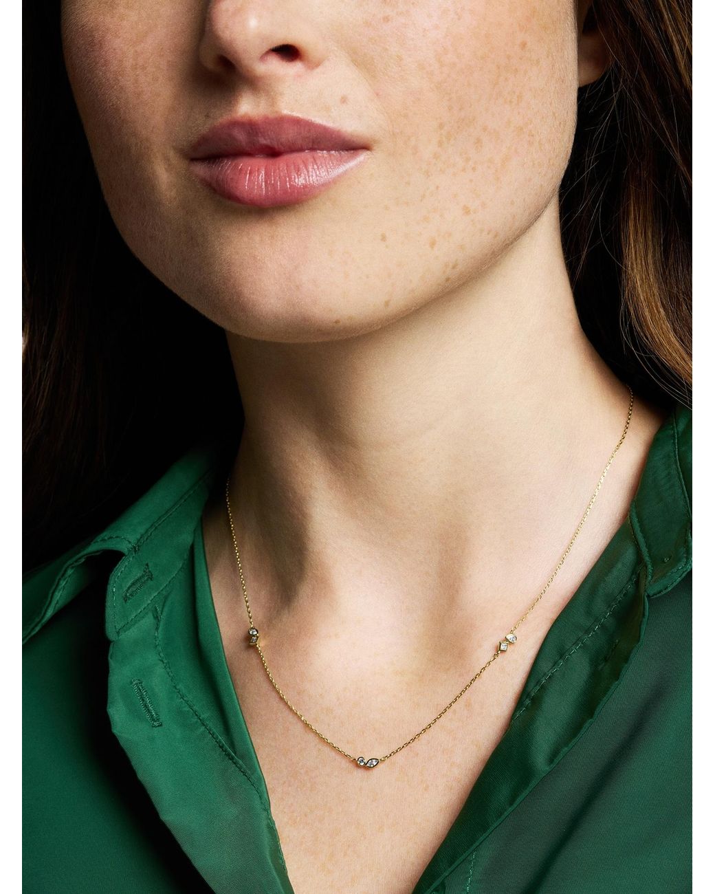 Fossil White Kette Ellis