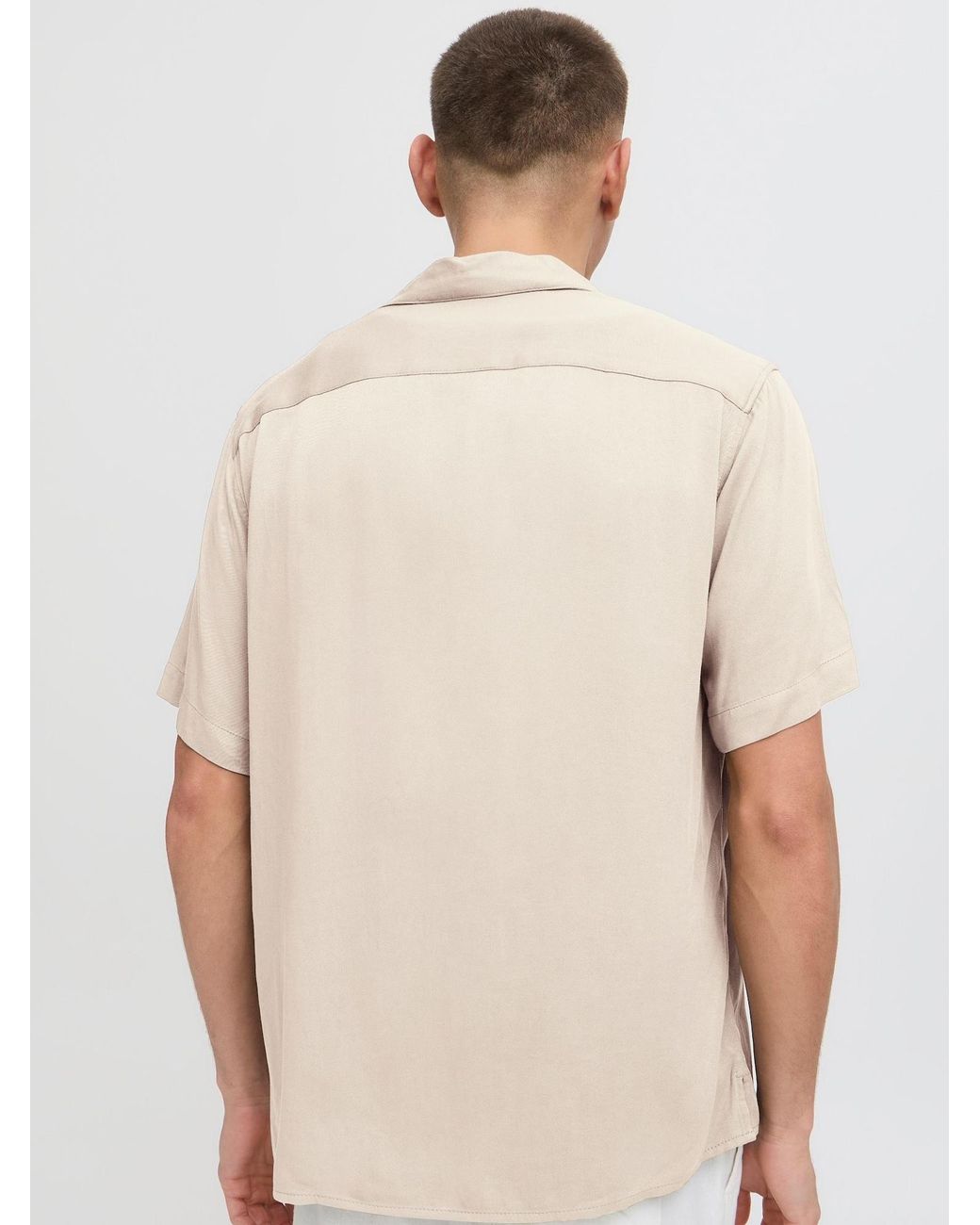 Solid Kurzarmhemd Sdpablo in Natural für Herren