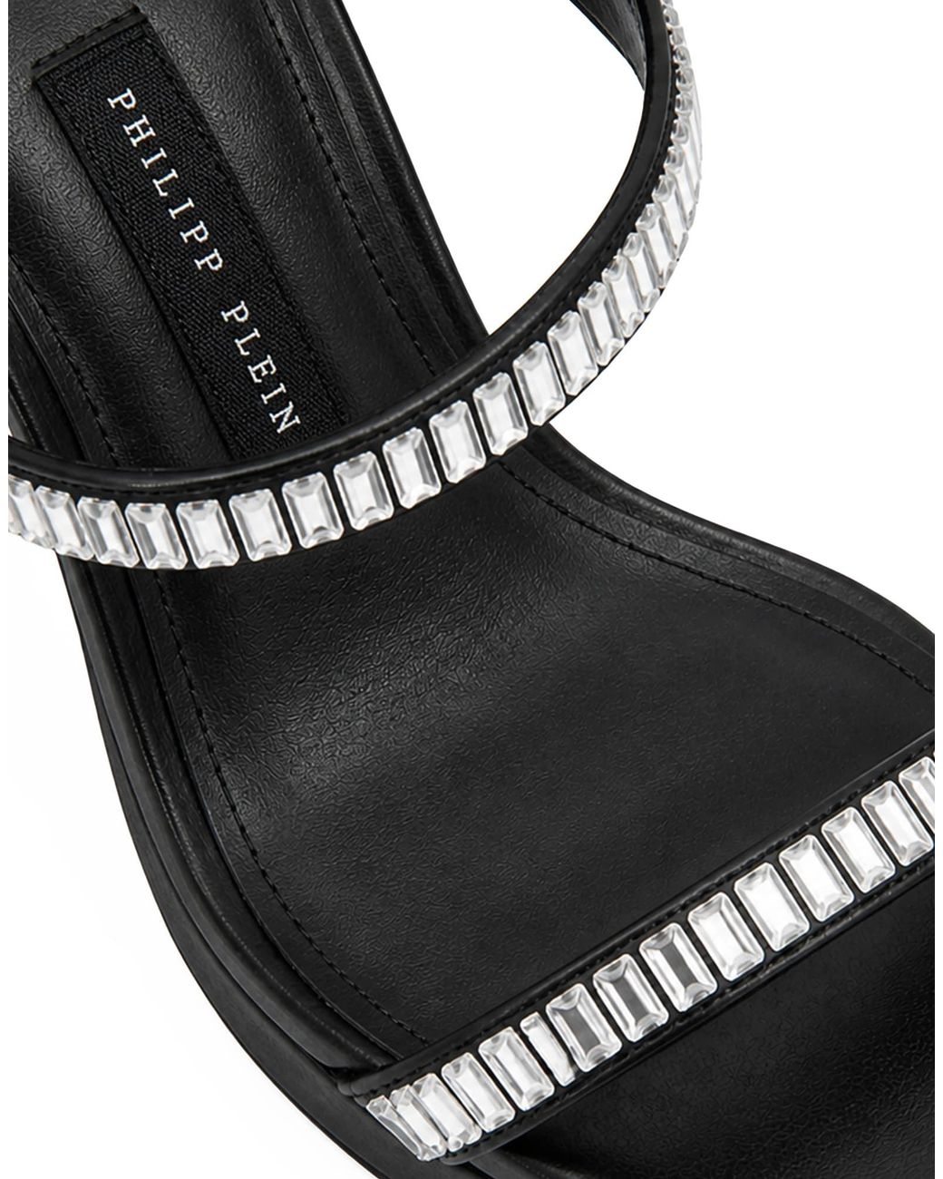 Philipp Plein Black Sandale