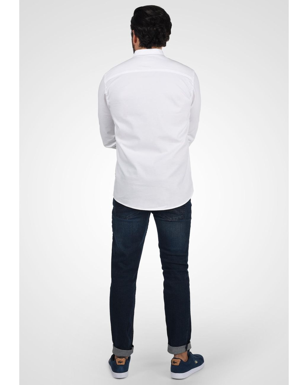 Solid Hemd in White für Herren