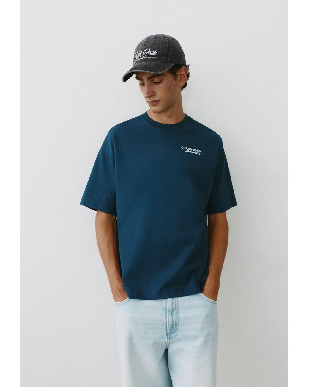 Pull&Bear Black Cap Stwd
