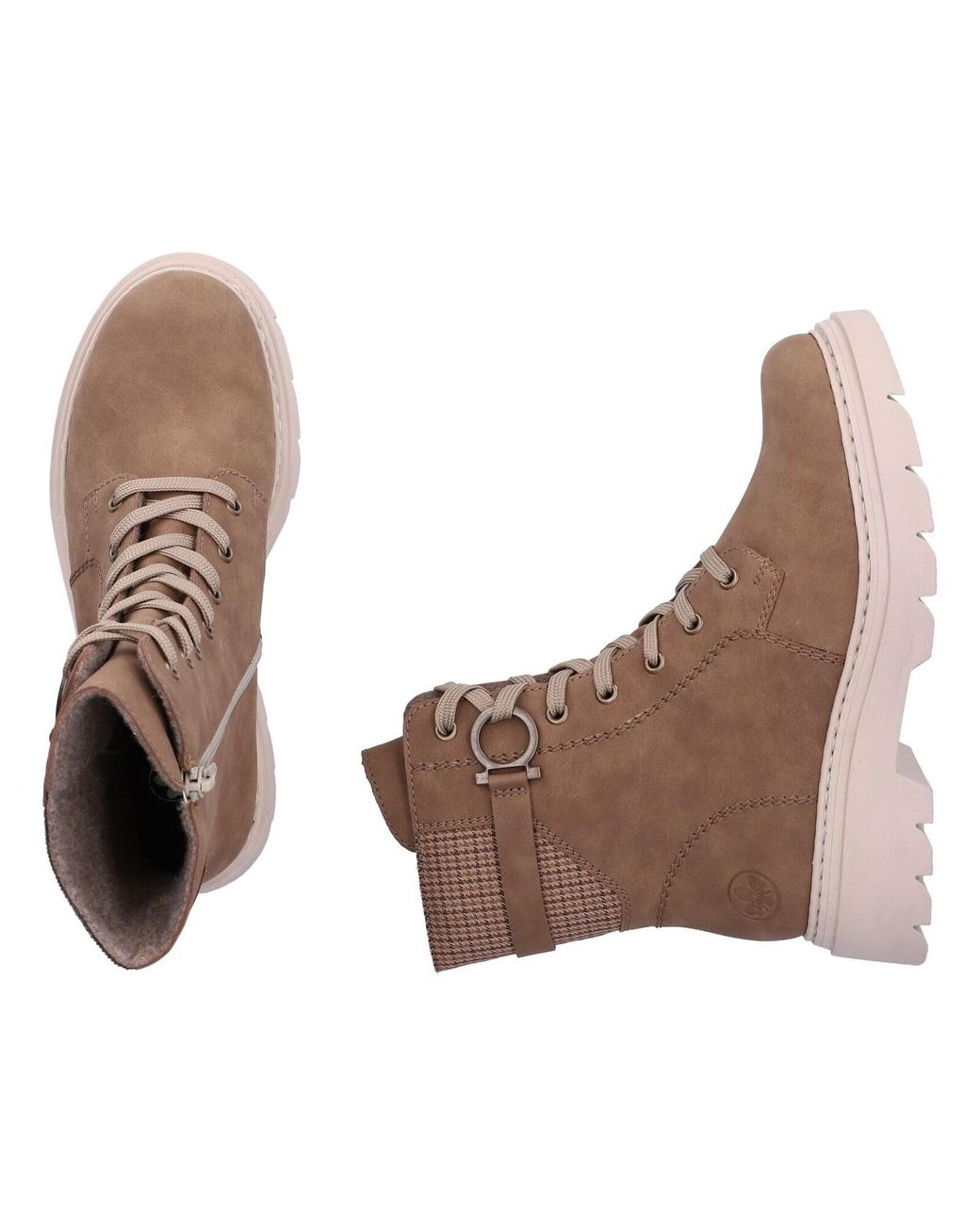 Rieker Natural Schnürstiefelette