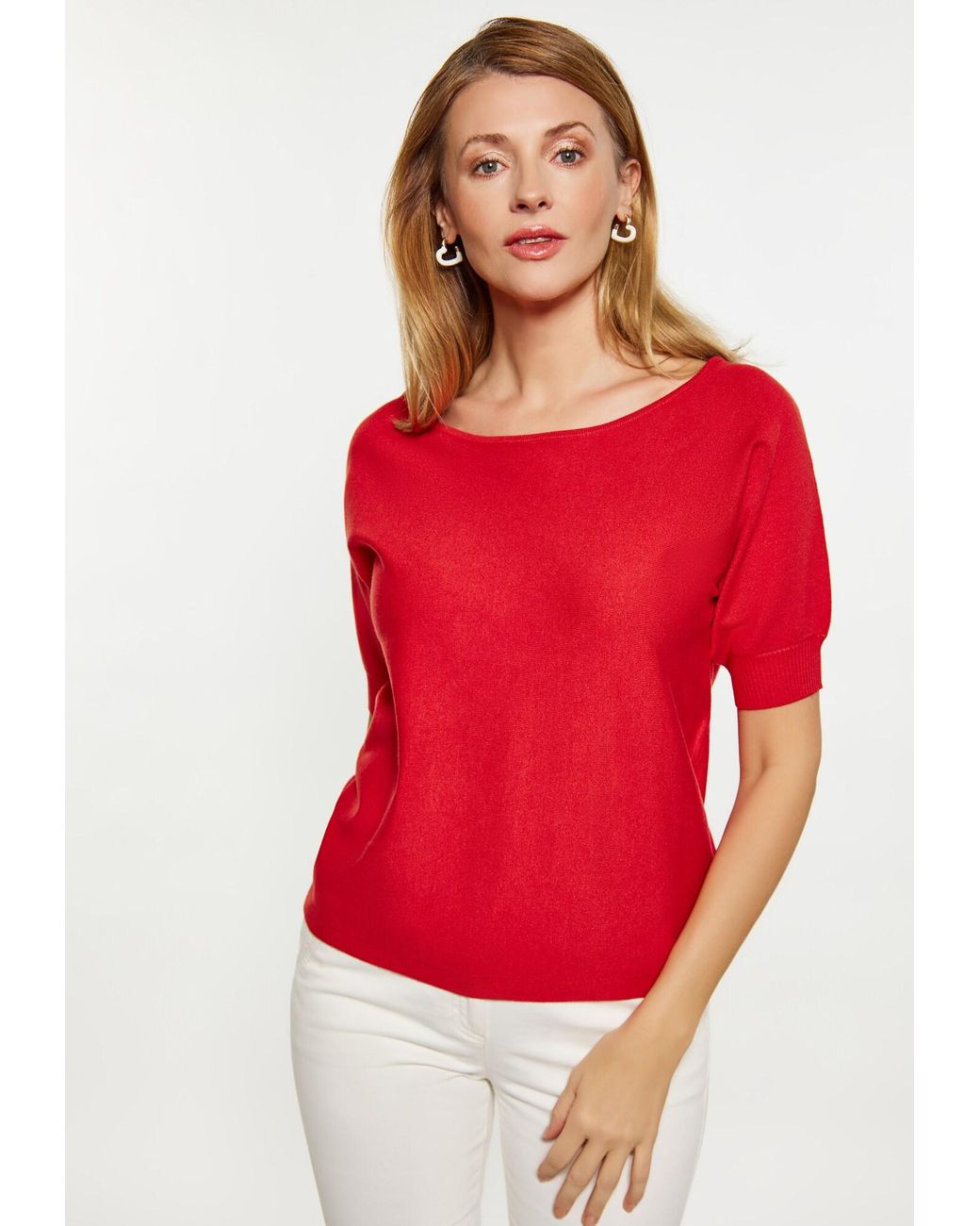 Usha Red Pullover