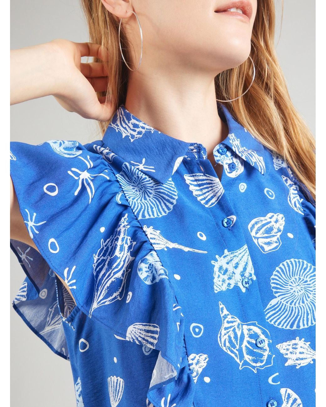 Vero Moda Blue Bluse Vmseashell