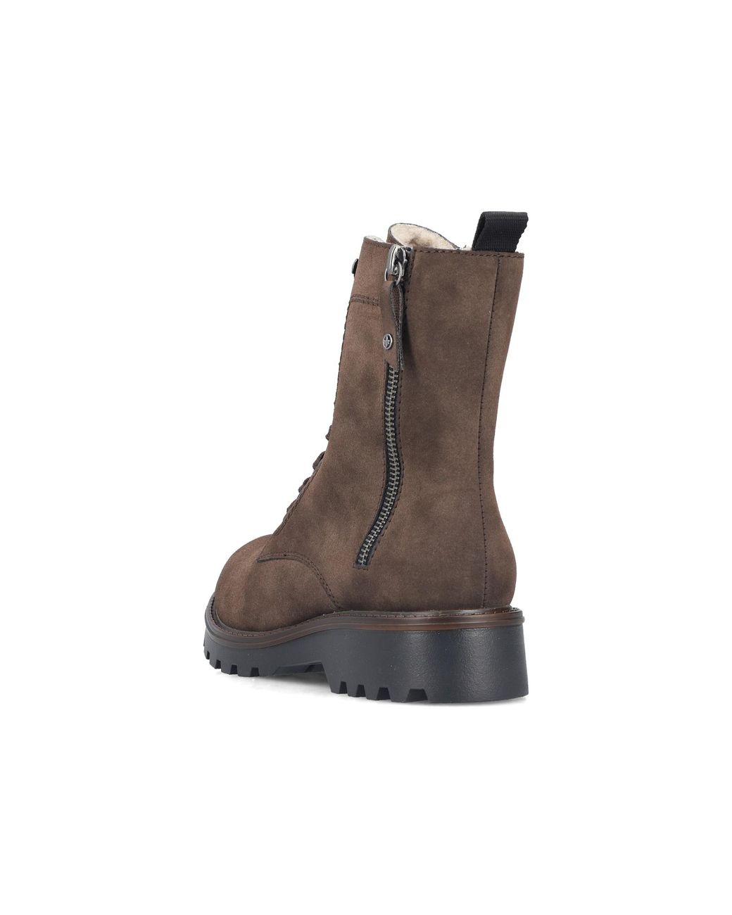 Rieker Brown Schnürstiefelette